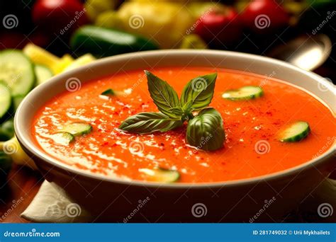  Gazpacho Andaluz!  A Refreshing Symphony of Summer Flavors and Tangy Delight!