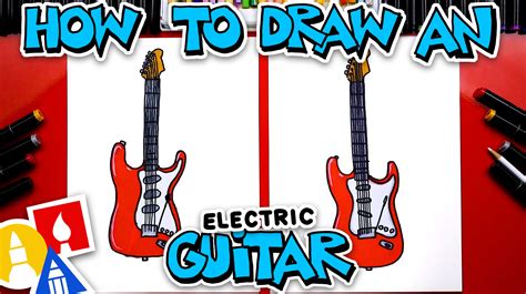 How to Draw Electric Guitar: A Symphony of Lines and Curves