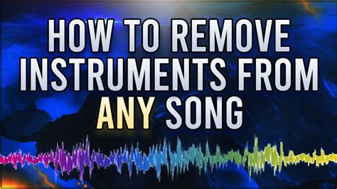 How to Remove Instruments from a Song: A Symphony of Chaos and Control