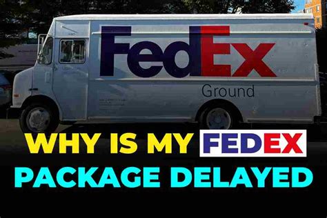 Why is my package delayed FedEx: A Journey Through the Maze of Modern Logistics